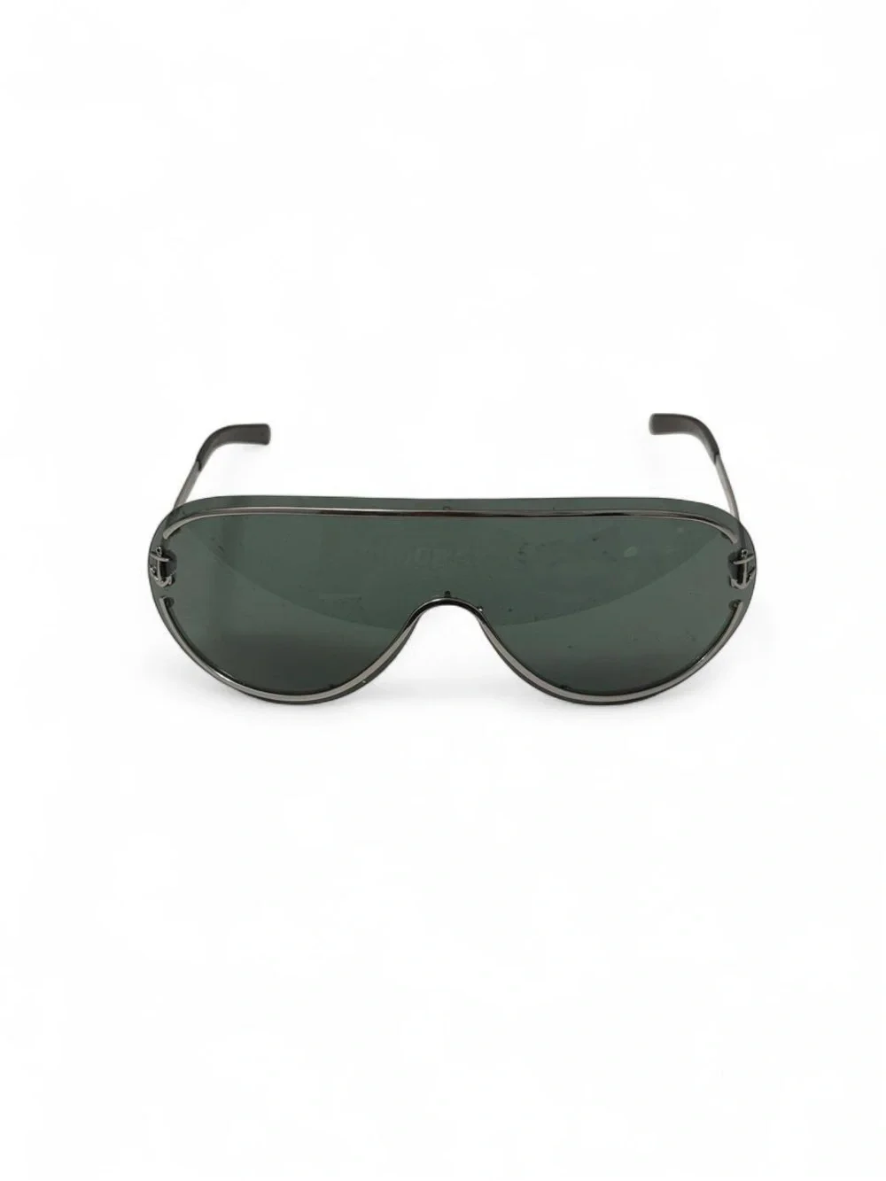 Y2K Giorgio Armani Alien Shield Sunglasses Futuristic Cyber Visor